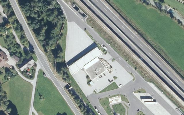 Luftbild von eni A 10 Tauernautobahn