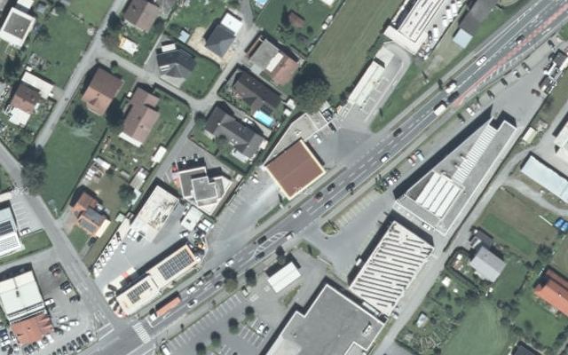 Luftbild von eni