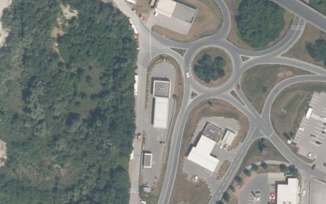 Luftbild von eni