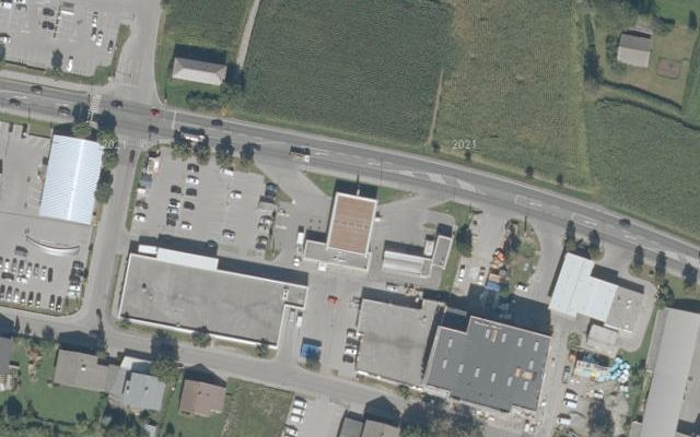Luftbild von eni