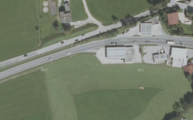 Luftbild von eni
