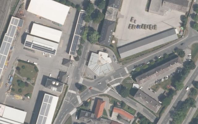 Luftbild von eni