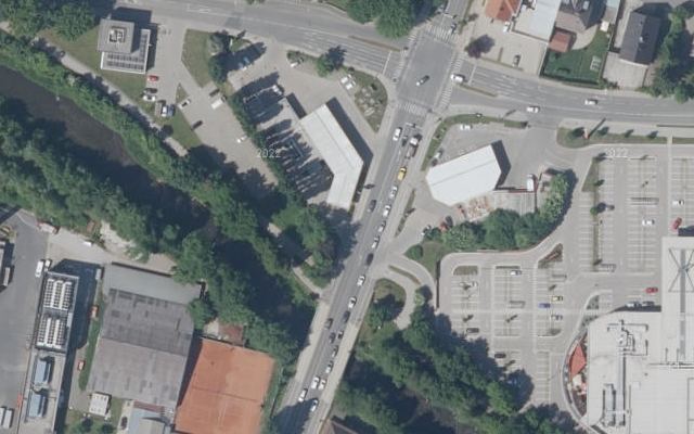 Luftbild von eni