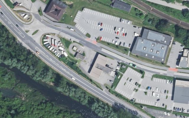 Luftbild von eni