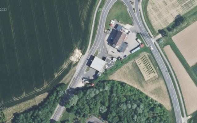 Luftbild von eni