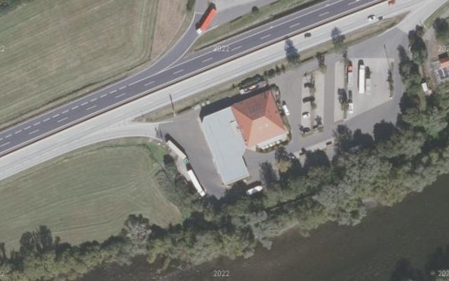 Luftbild von eni