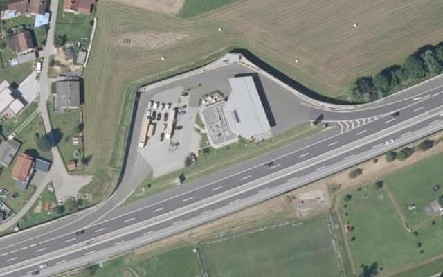 Luftbild von eni