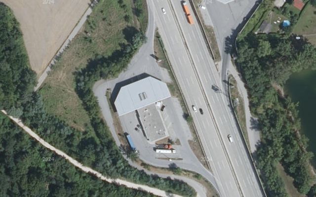 Luftbild von eni
