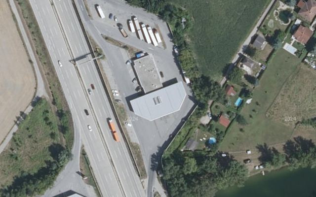 Luftbild von eni