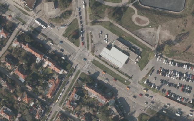 Luftbild von eni