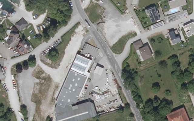 Luftbild von Lagerhaus Kammer - Schörfling