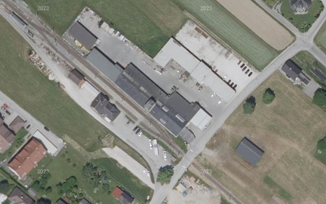 Luftbild von Lagerhaus St. Georgen