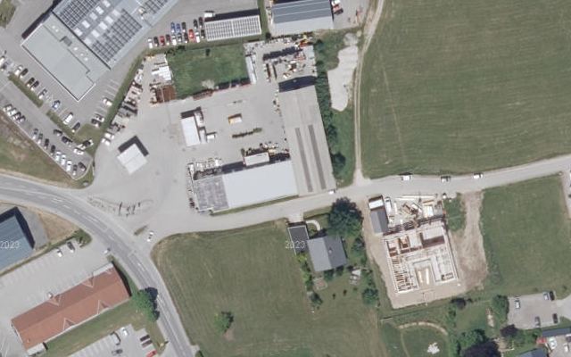 Luftbild von Lagerhaus Almtal