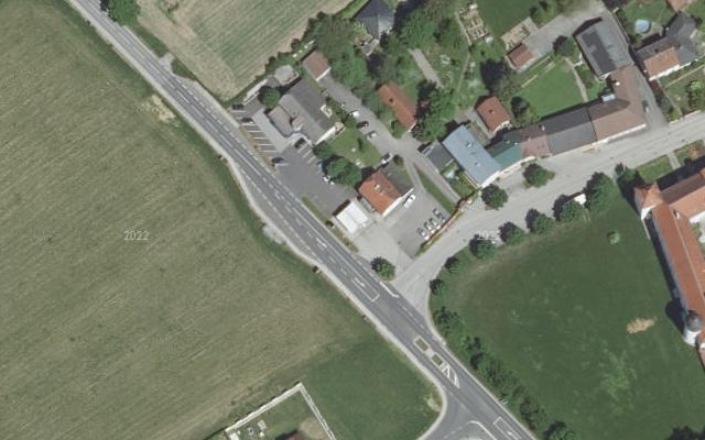 Luftbild von HSS Tankstelle Losensteinleiten