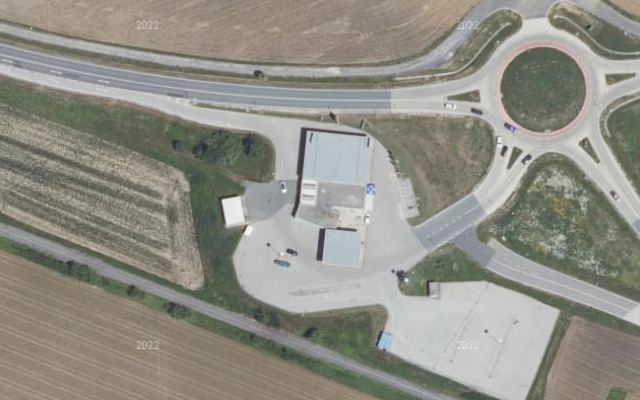 Luftbild von Turmöl