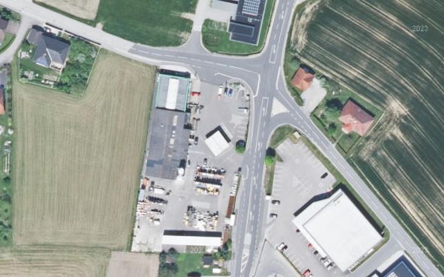 Luftbild von Genol Lagerhaus Innviertel-Traunviertel-Urfahr