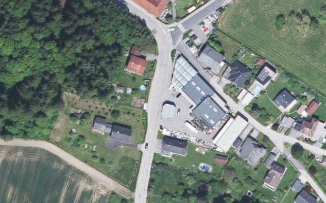 Luftbild von Genol Lagerhaus Innviertel-Traunviertel-Urfahr