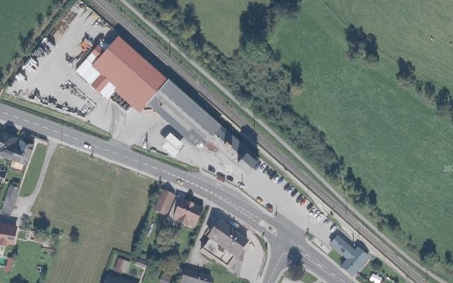 Luftbild von Genol Lagerhaus Innviertel-Traunviertel-Urfahr