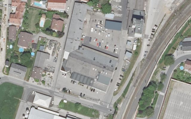 Luftbild von Genol Lagerhaus Innviertel-Traunviertel-Urfahr