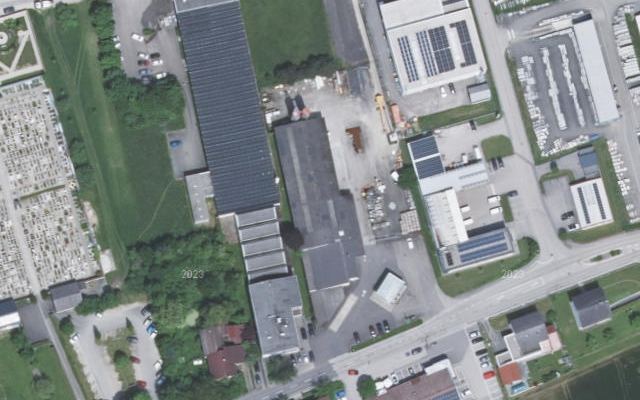 Luftbild von Genol Lagerhaus Innviertel-Traunviertel-Urfahr