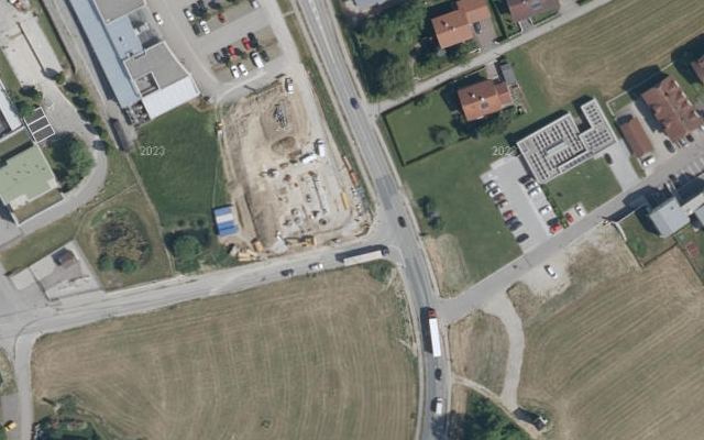 Luftbild von AVANTI - KREUZUNG B156/IBMER-MOOR-STR.