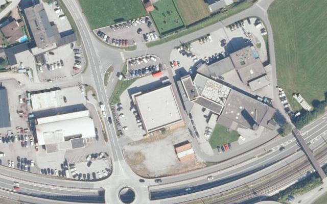 Luftbild von M3 St. Veit im Pongau + Waschcenter
