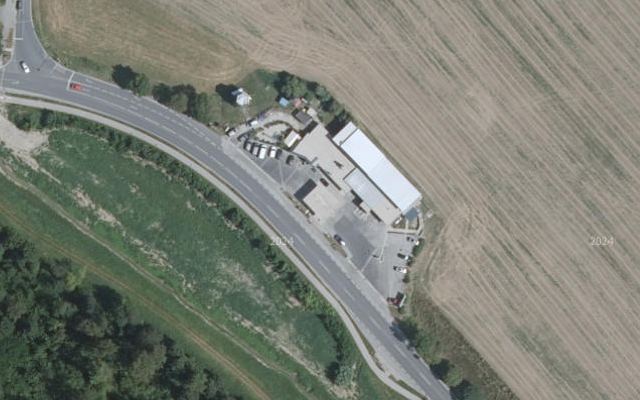 Luftbild von DISK Gutmann