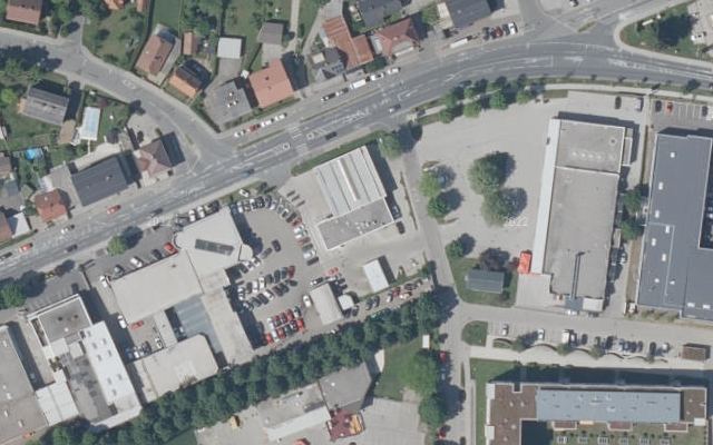 Luftbild von M3 Tankstelle mit WASCHCENTER 