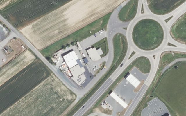 Luftbild von ENI Oberwart
