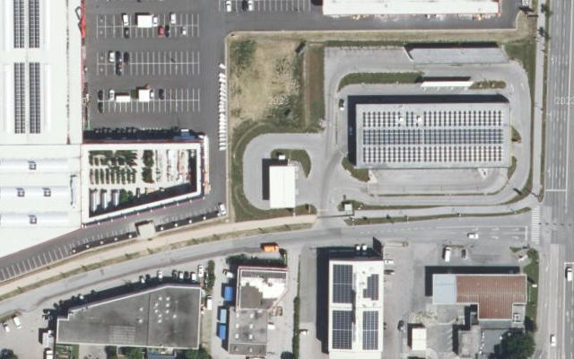 Luftbild von ENI - Oberscheider Car Wash St. Pölten 