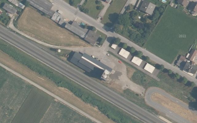 Luftbild von Strasser Agrarhandel Rothenthurn