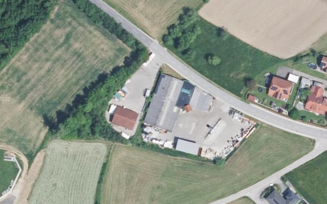 Luftbild von BP- Lagerhaus