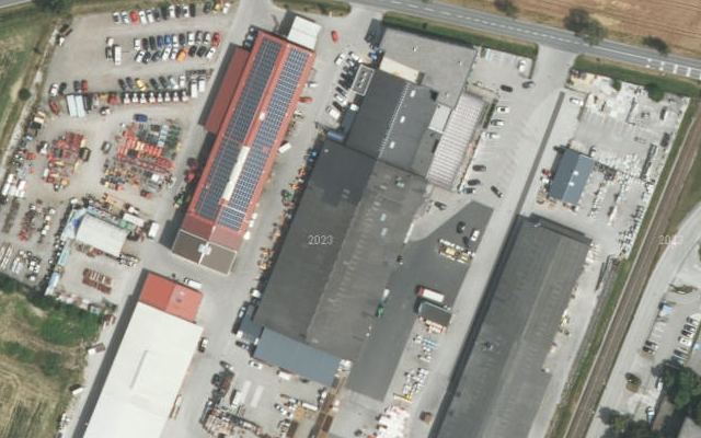 Luftbild von Genol