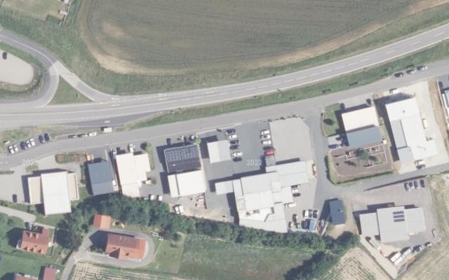 Luftbild von Autozauber RP GmbH Tankstelle