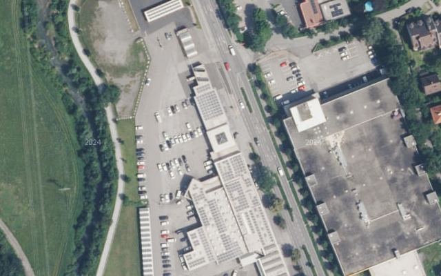 Luftbild von Tank Roth "Express" Andritz