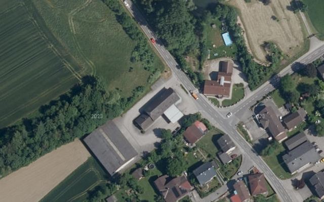 Luftbild von GENOL-LH EFERDING-OÖ. MITTE eGen