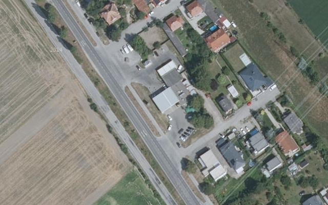 Luftbild von SOCAR Bisamberg