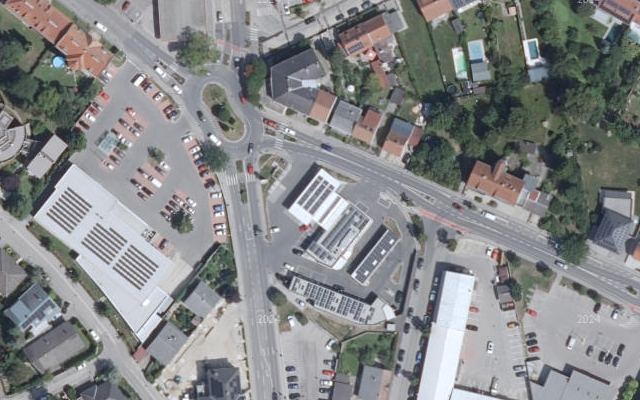 Luftbild von SOCAR Tulln