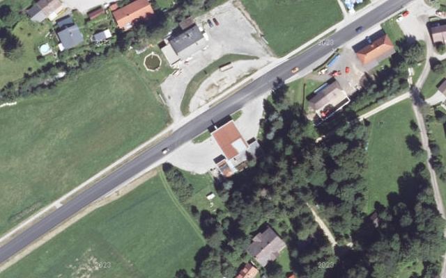 Luftbild von ENI Spital