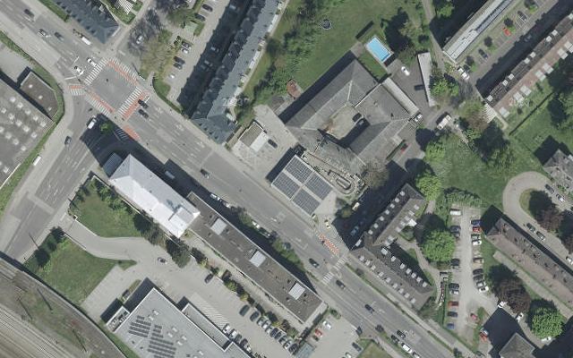 Luftbild von BP Linz