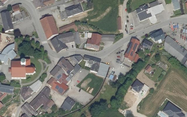 Luftbild von Diskont Lichtenauer