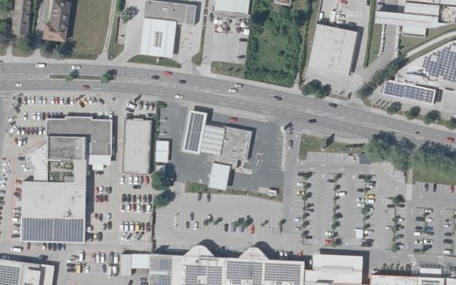 Luftbild von OMV - Klagenfurt Völkermarkter Straße 272