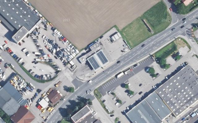 Luftbild von OMV - Ansfelden Traunuferstraße 108