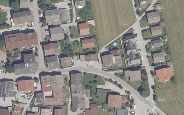 Luftbild von Tankstelle Rieser