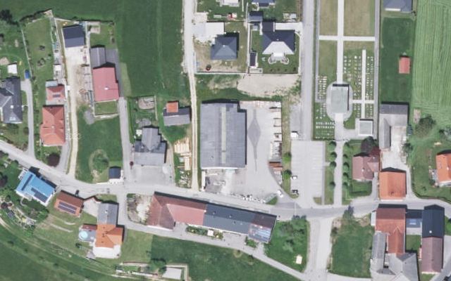Luftbild von Genol  Lagerhaus Pregarten-Gallneukirchen