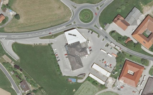 Luftbild von eni