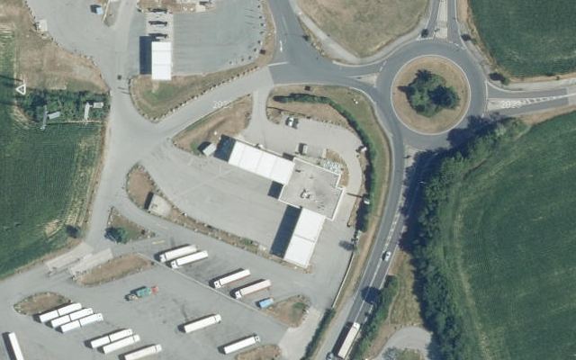 Luftbild von eni