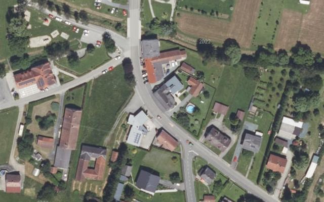 Luftbild von Tankstelle Hirschbeck OG