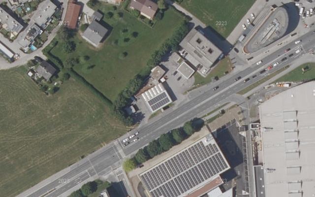 Luftbild von OMV - Salzburg Innsbrucker Bundesstraße 142