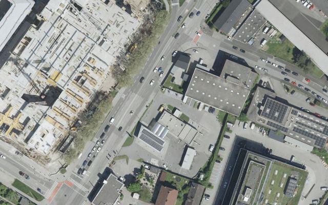 Luftbild von OMV - Linz Hafenstraße 8
